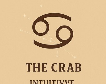 Cancer Zodiac Print: Minimalist Astrology Wall Art (Digital Download)
