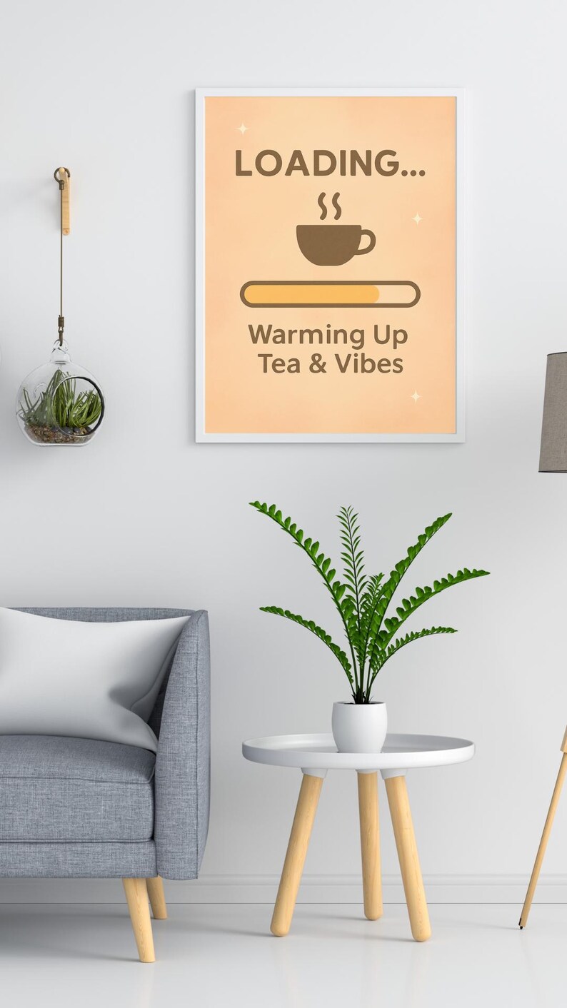 Cozycore Loading Screen β Aesthetic Gamer Print, Tea & Vibes Digital ...