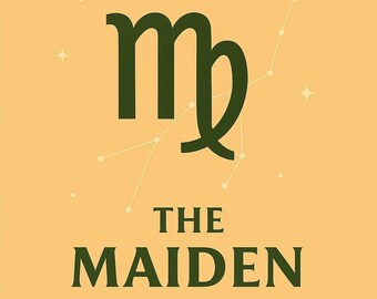 Virgo Zodiac Print: Minimalist Astrology Wall Art (Digital Download