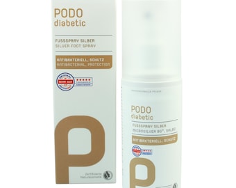 Spray vegano para pies con plata: Control de olores con aceite de salvia (150 ml)