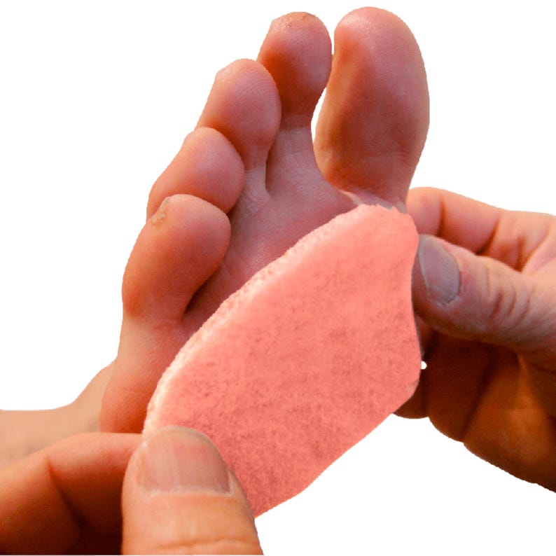 Close-up of soft cotton texture with wool-like finish for foot comfort and chafe protection