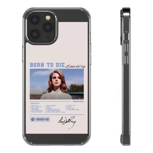 Lana Del Rey Clear Phone Case - Lana Del Rey Transparent Phone Case, Stylish Gift, Unique Design, Pop Culture Accessory, Music Lover Gift
