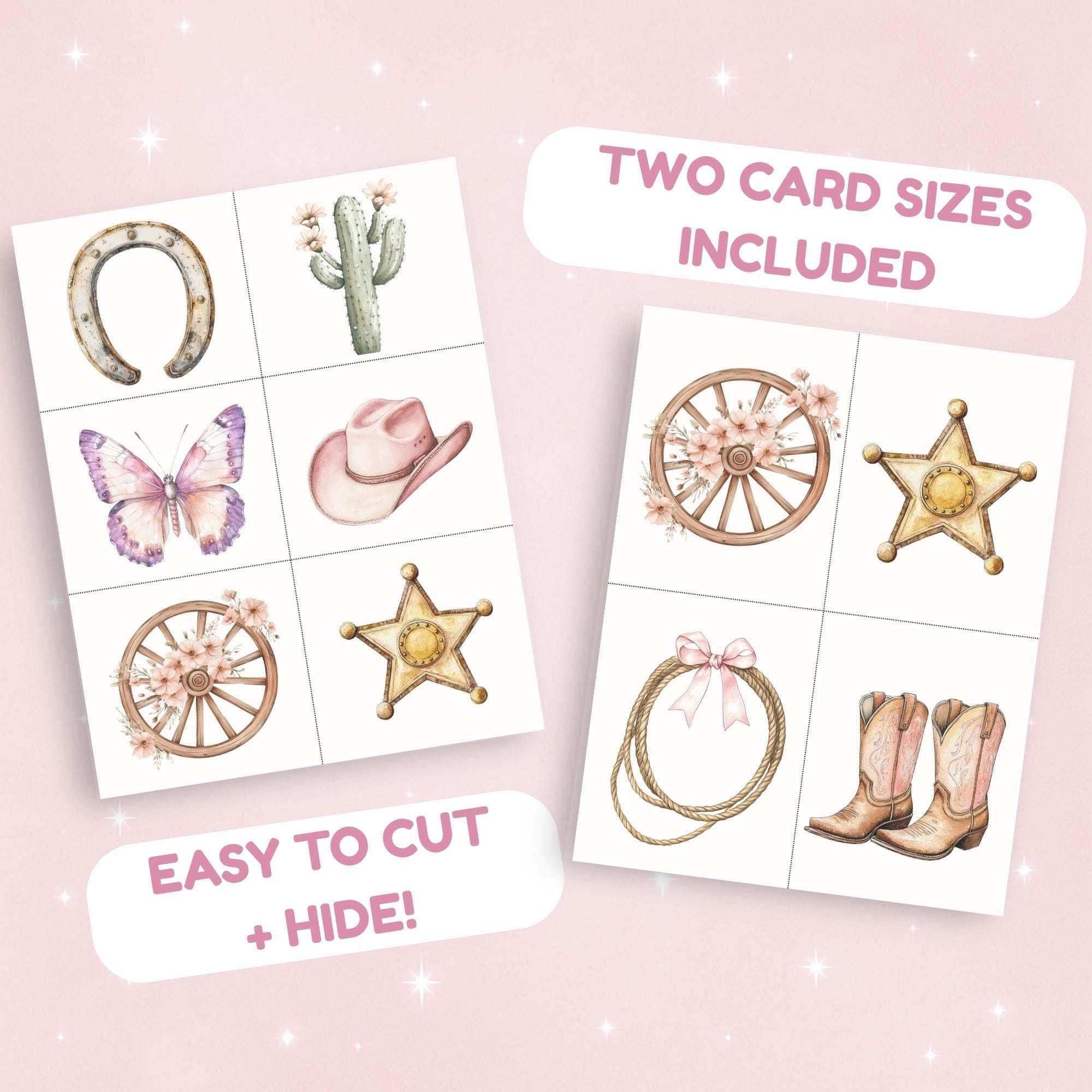 Rodeo Scavenger Hunt Printable Cowgirl Birthday Party Game for Kids ...