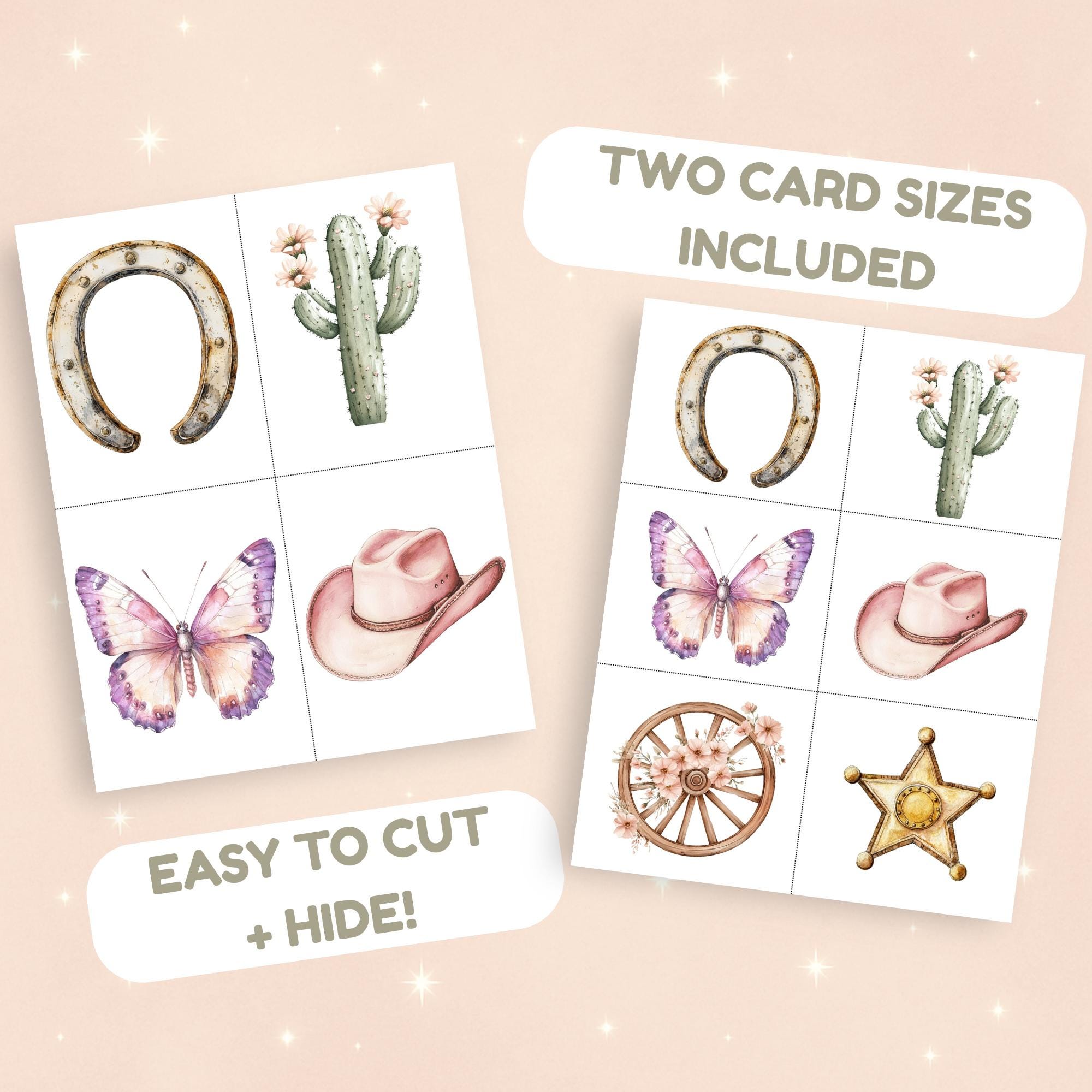 Western Scavenger Hunt Printable Cowgirl Birthday Party Game for Kids ...