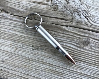 Bullet Keychain, 30-30 Nickel or Brass Bullet Keyring, Bullet Key Chain, Rifle, Deer Hunting, Anniversary Gift, Gift for Him, Groomsmen Gift