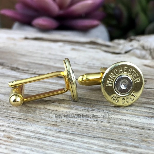 45 Colt Cufflinks Etsy
