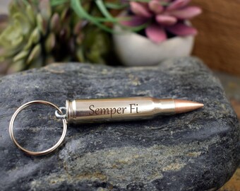 MARINE WIFE Marines United States Military Silver Metal Charm Keychain Key Ring Unique Gift USA