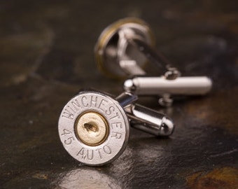 Mixed Pair Gun Pistol & Bullet Cufflinks Boxed X2PSN259+PSN182 Mixed Pair Gun Pistol & Bullet Cufflinks Boxed X2PSN259+PSN182