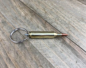 Bullet Keyring / 17 Cal Brass Keychain