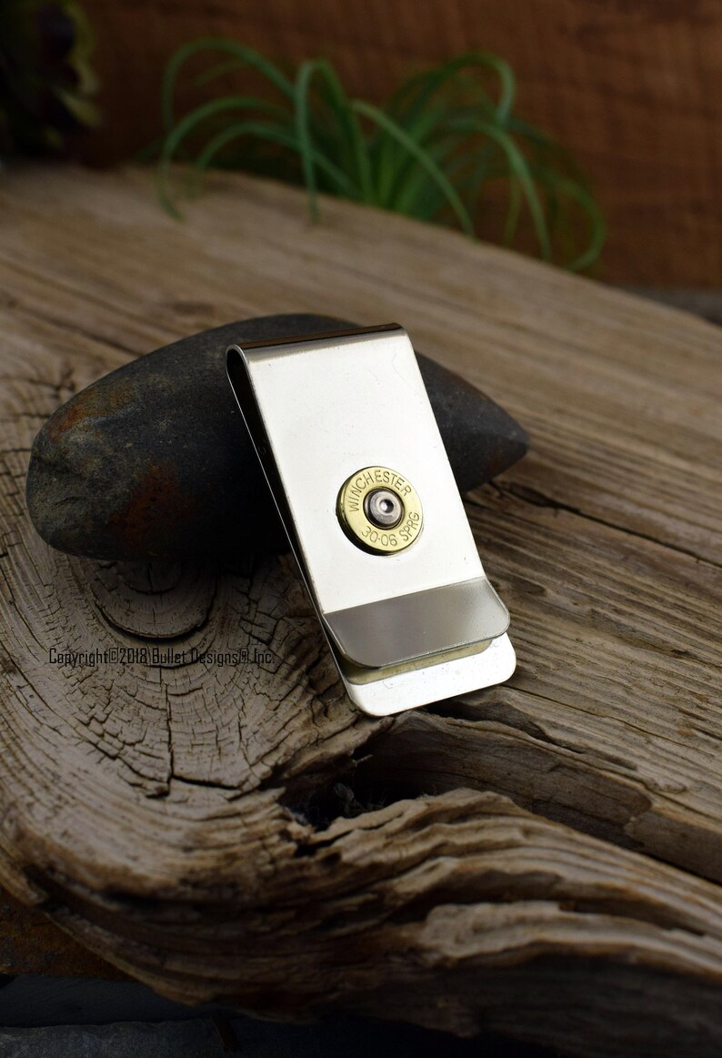 Bullet Money Clip 30 06 Br!   ass Bullet Money Clip Etsy - image 0