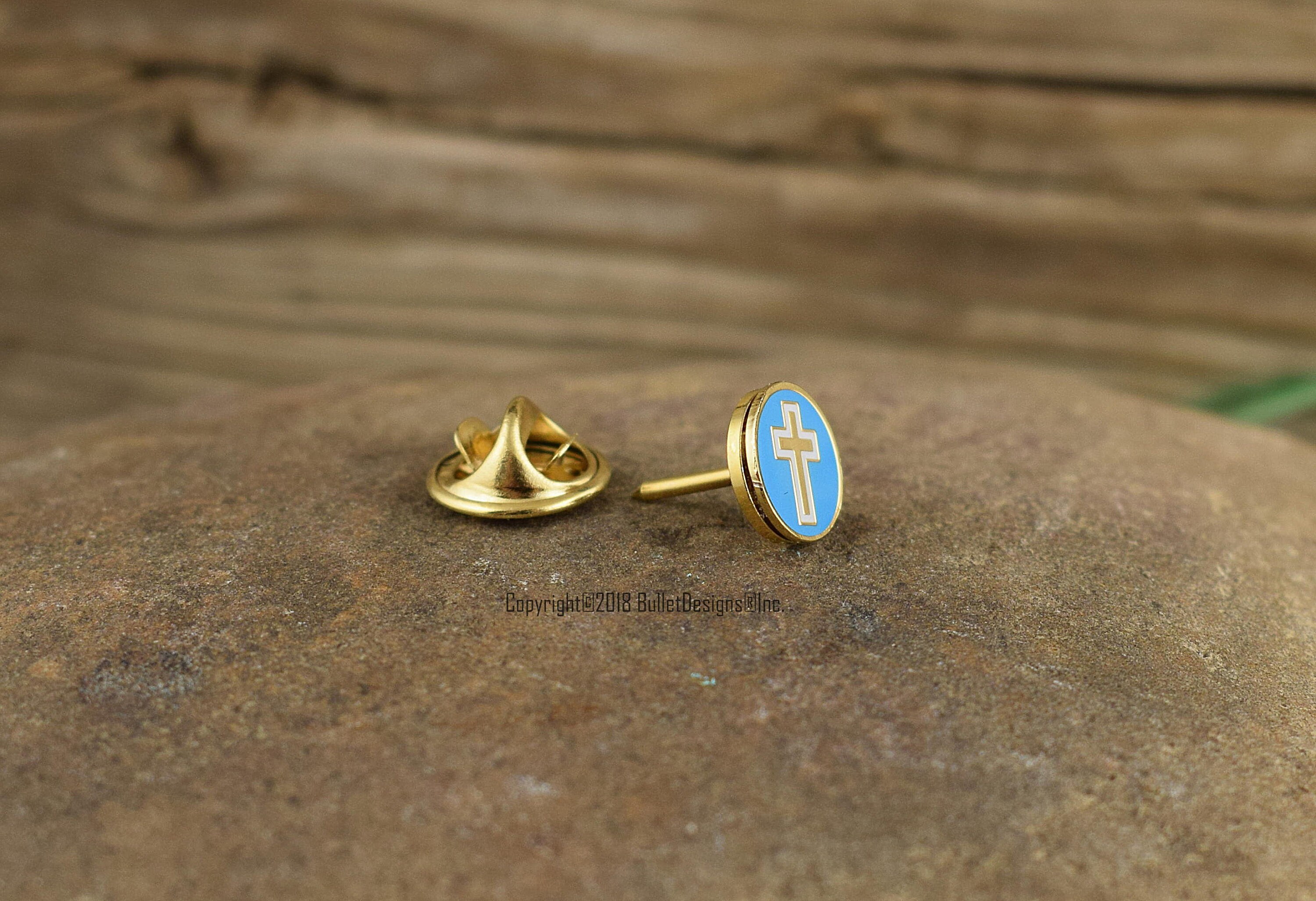 Tie Tack Cross Tie Tack Christian Tie Tack Hat Pin Pastor Etsy