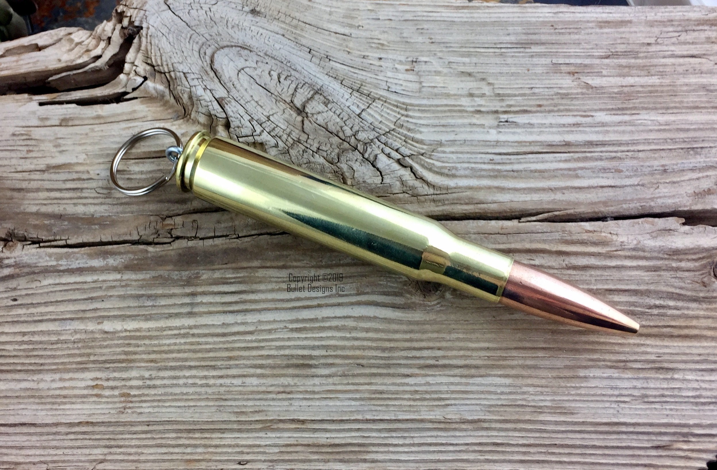 50 Caliber Bullet Keyring, Military Keychain, Bullet Key Chain ...