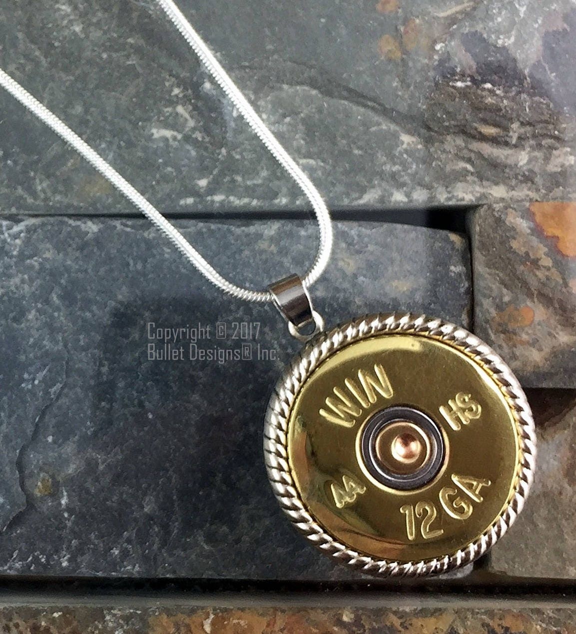 Bullet Necklace 12 Gauge Shotgun Necklace Shotgun Necklace