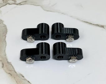 Jeep CJ5, CJ6, CJ7, Headlight Adjusters, Kit, 1972-1986, Truck, Scrambler, New, Headlamp, Polycarbonate, Set of 4, Adjuster, Restoration