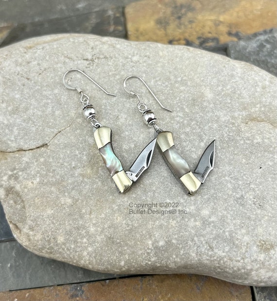 Etsy knife earrings online