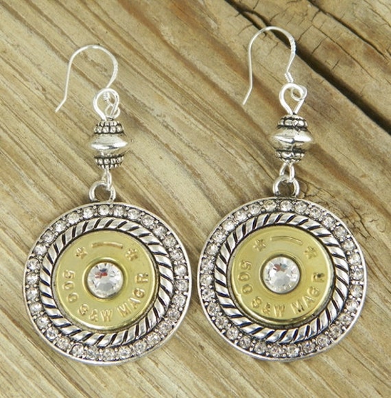 Bullet Earrings, Rope Crystal Bullet Earrings, Lightweight, Crystal  Earrings, Rope Earrings, Bullet Jewelry, Custom, Custom Earrings