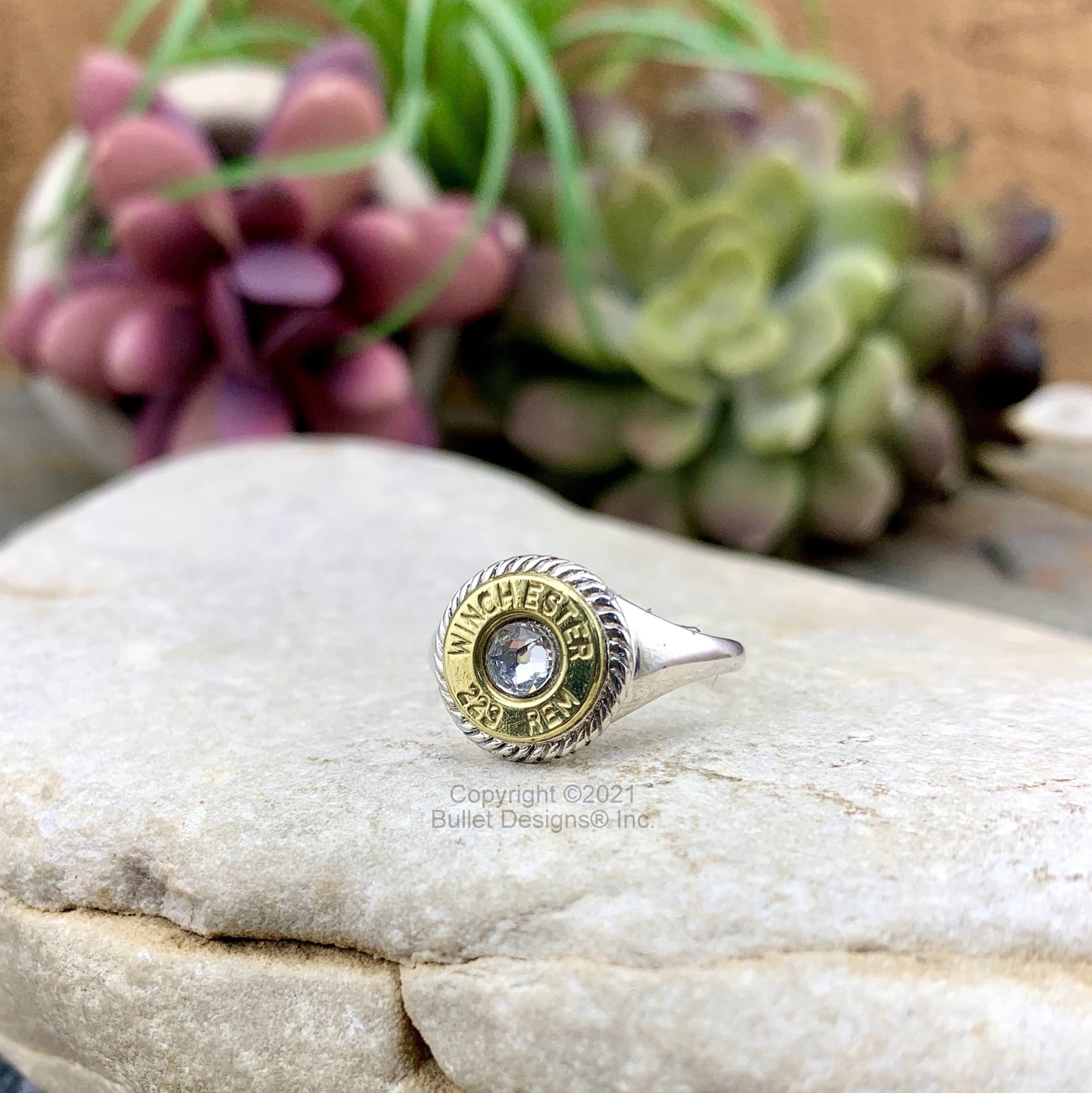 Silver bullet ring hot sale