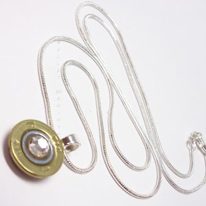 Bullet Necklace, 410 Shotgun Shell Brass Bullet Necklace, 410 Necklace, Bullet Jewelry, Custom Necklace