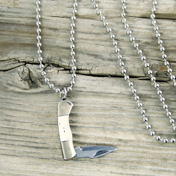 Knife Necklace Etsy