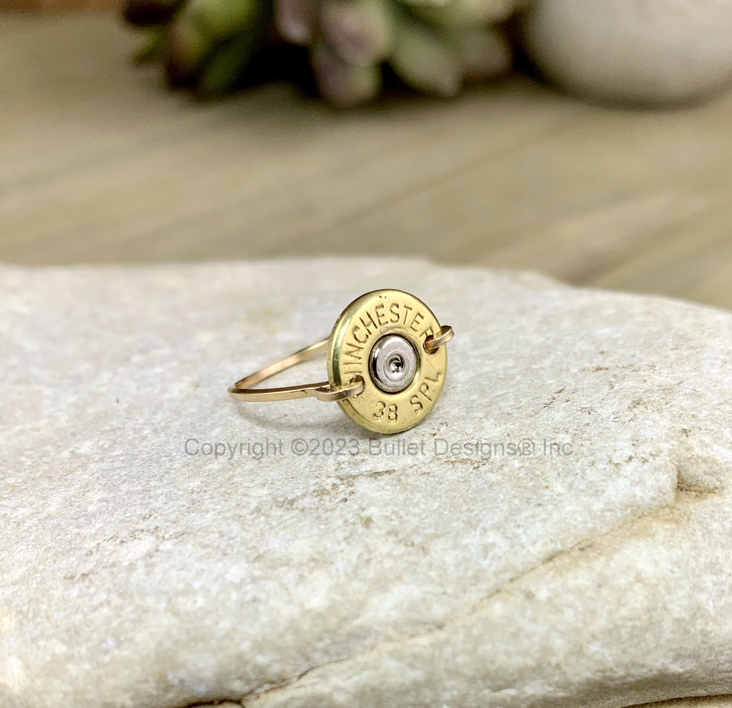 Rings made from bullet casings best sale