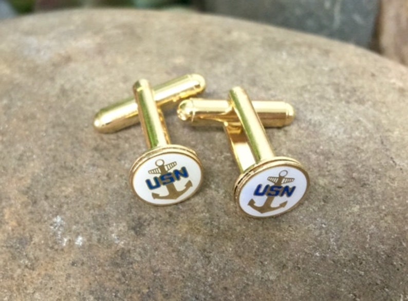 Navy Cufflinks / U.S. Navy Cuff Links NAVYCL / Military Etsy