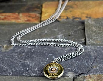 28 Gauge Custom Unisex Shotgun Necklace