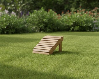 Ottomane für Adirondack Chair – Handgefertigte Outdoor Fußstütze | Skandinavisches Design | Massives Kiefernholz | Hergestellt in Lettland