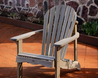 Silla de jardín Adirondack de madera