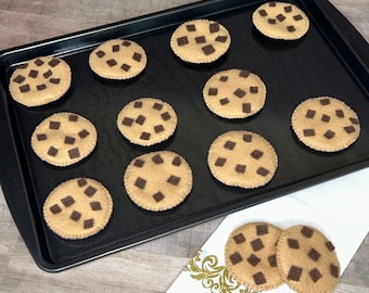 Felt Chocolate Chip Cookies