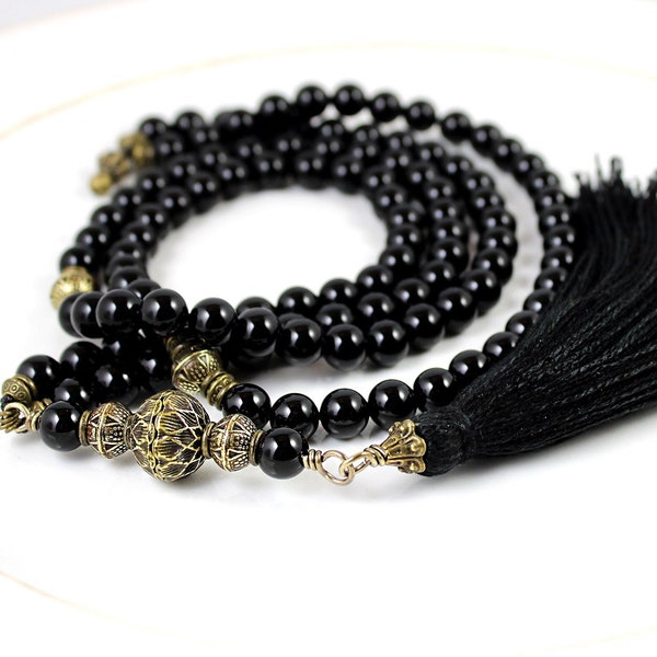 Long tassel bling necklace ***  stonelll