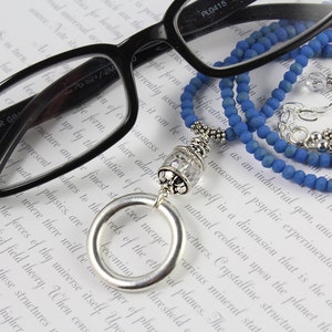 Eyeglass Holder, Eyeglass Necklace, Eyeglass Loop, Eyeglass Lanyard, Eyeglass Chain, Glasses Chain, Silver Eyeglass Chain, Eyeglasses