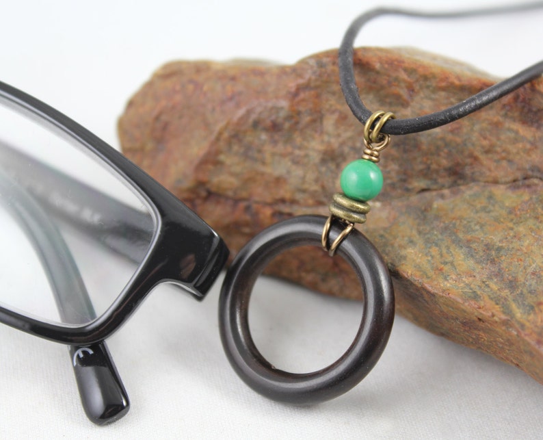Gemstone Eyeglass Holder Eyeglass Necklace Eyeglass Loop Etsy