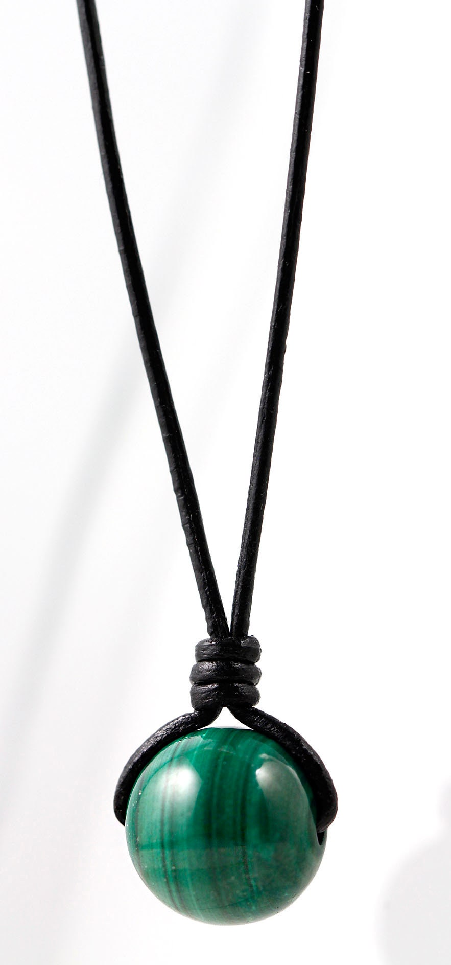 Boys Necklace Malachite Necklace Mens Necklace Gemstone | Etsy