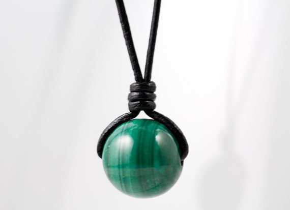 MALACHITE GOLD LINK PENDANT – SHAY JEWELRY