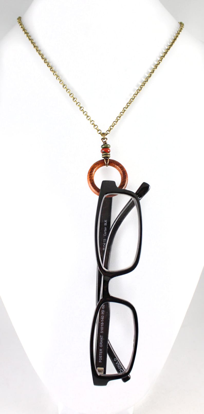 Gemstone Eyeglass Holder Eyeglass Necklace Eyeglass Loop Etsy