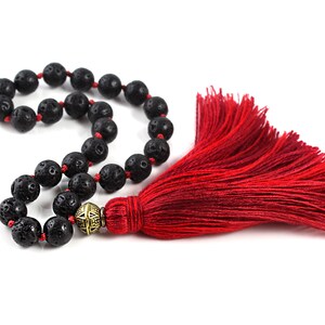 Gemstone Worry Beads, 27 or 33 Beads, Komboloi, Pocket Mala, Mini Mala, Worry Stone, Mala Beads, Affirmation Beads, Pocket Fidget Beads