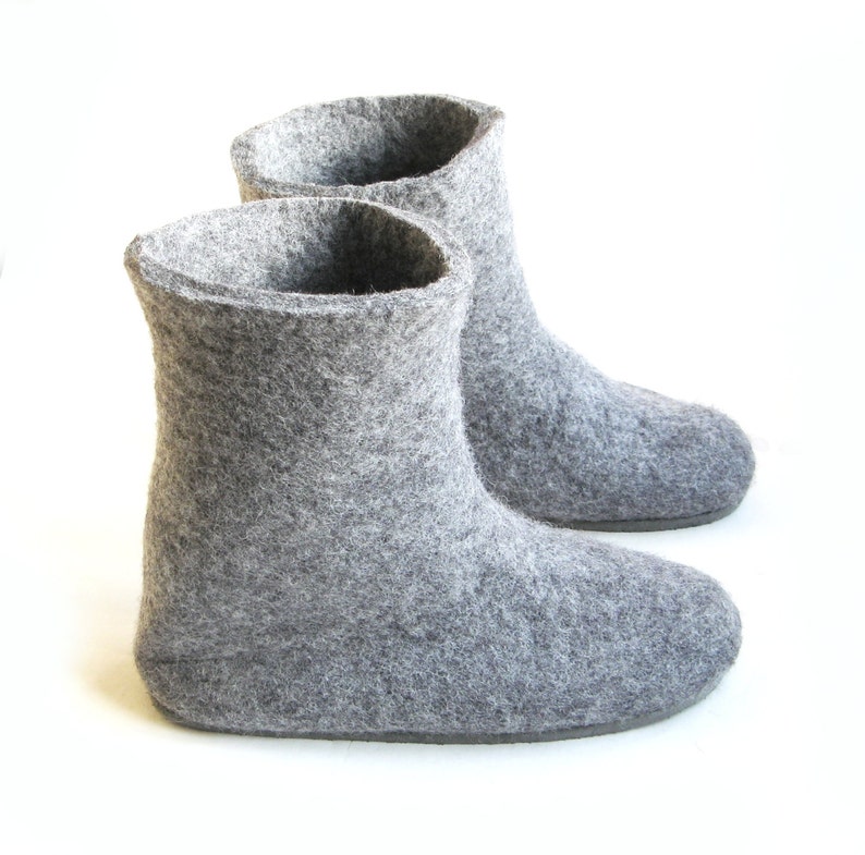 Organic Wool Felt Boot Liners Inserts, Thin or Thick Custom Handmade of