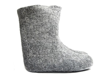 Organic Wool Felt boot liners Inserts, Thin or thick Custom handmade of natural virgin wool felt - Custom 7 colors