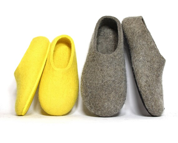 Boiled Felt Slippers Women Iced Mango Felted Shoes Slippers | Etsy