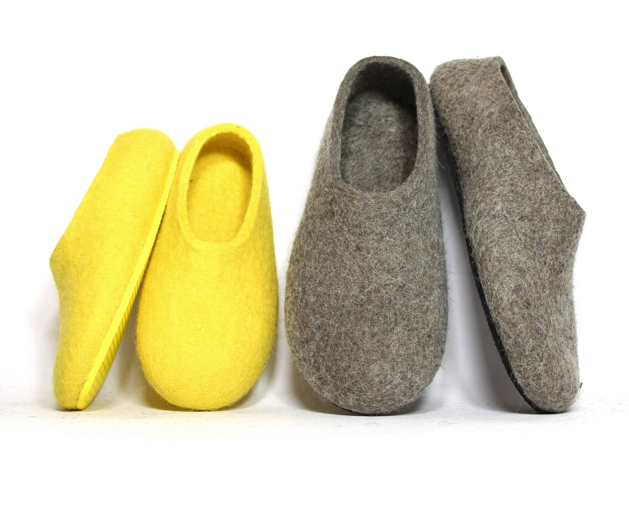 Warm Wool Slippers Women Yellow Slippers Expecting Mom Gift Etsy
