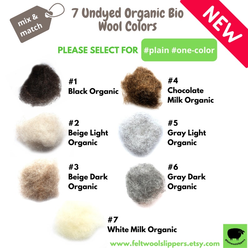 Organic wool slippers women can customize with seven undyed natural shades, eco-friendly and plastic-free. Perfect for sustainable gifting at Christmas, Valentine’s Day, or birthdays.