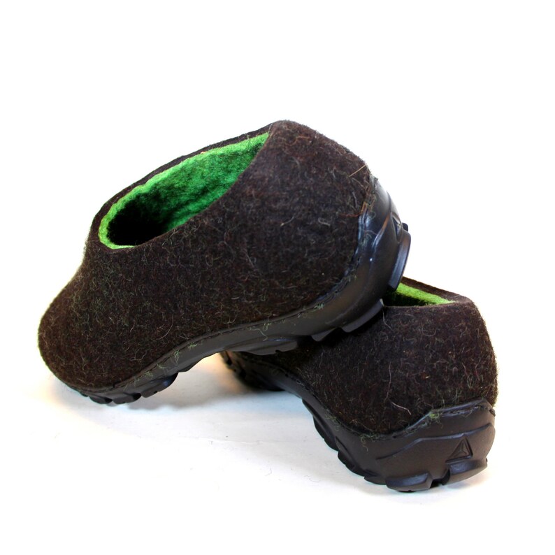 Wool Felted Boots Mens Wool Boots House Slippers for Men Etsy
