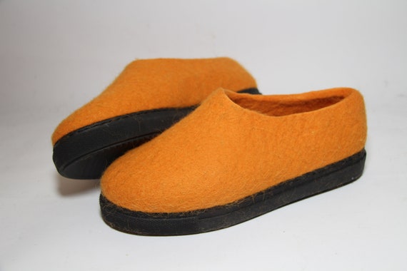 SOFORT lieferbar Orange Filzstiefel, Damen winter Stiefel, Bio Wolle Schuhe Damen Größe US 9 Eu 40 SOFORT lieferbar Orange Filzstiefel, Damen winter Stiefel, Bio Wolle Schuhe Damen Größe US 9 Eu 40