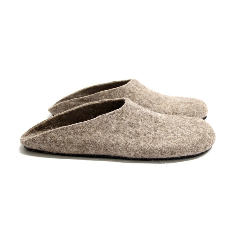wool slip on clogs