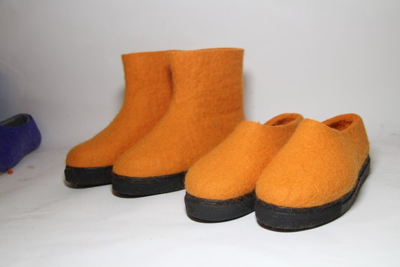 FilzstiefelDamen Lieferbar 40 StiefelBio Größe Winter 9 Eu Sofort Orange Schuhe Us Wolle 8nwO0mNv