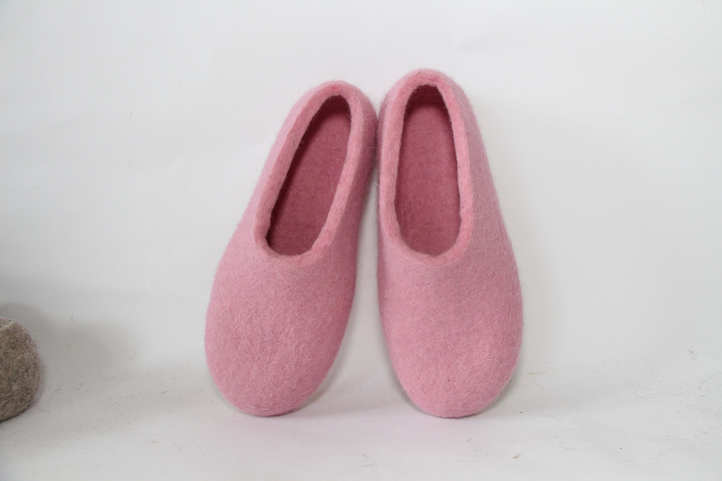 Pink Baby Doll Felted Slippers felt slippers Womens Etsy