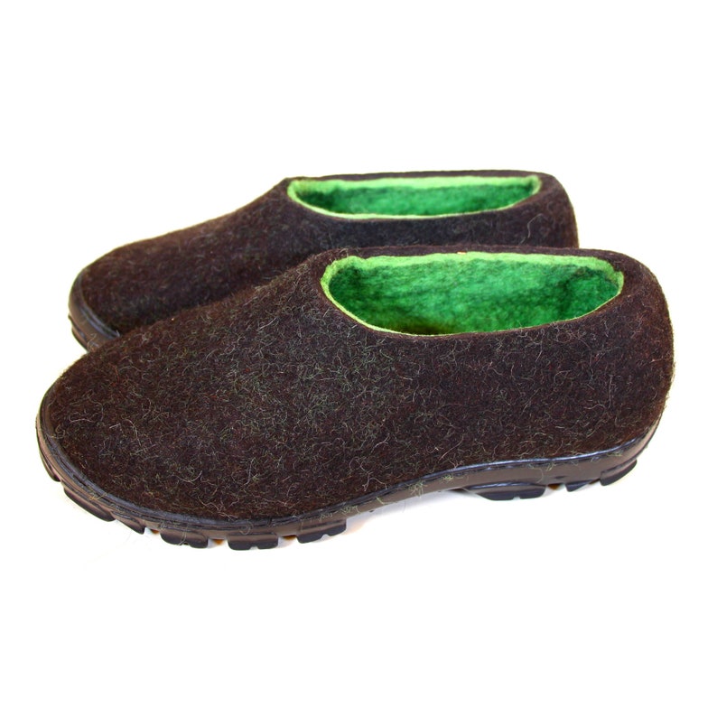 Wool Felted Boots Mens Wool Boots House Slippers for Men Etsy