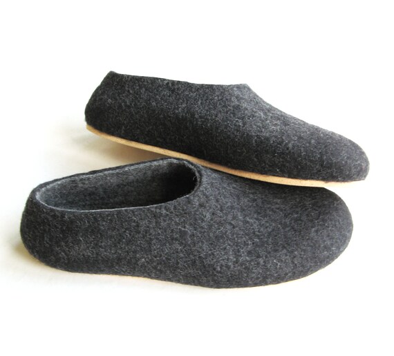 wool slippers mens