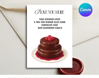 Birthday Card, Friends Card, TSITP, The summer I turned pretty, Love Card, Cake, Canva template
