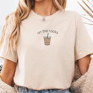 Comfort Colors Iced Coffee Lover Shirt - Trendy Coffee Tee